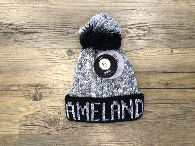 Amelandmuts in gemêleerd zwart - webshop VVV Ameland