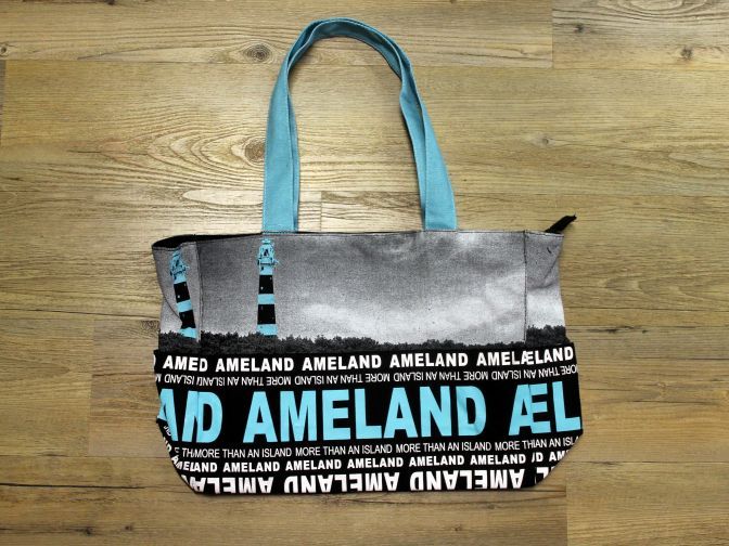 Amelandtas blauw - webshop VVV Ameland