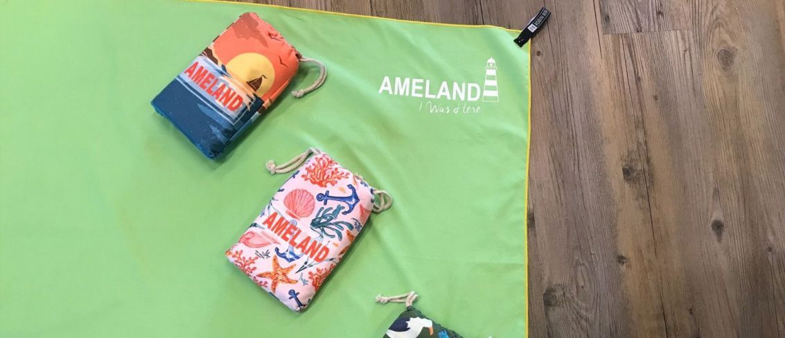 Sneldrogende handdoek - webshop VVV Ameland