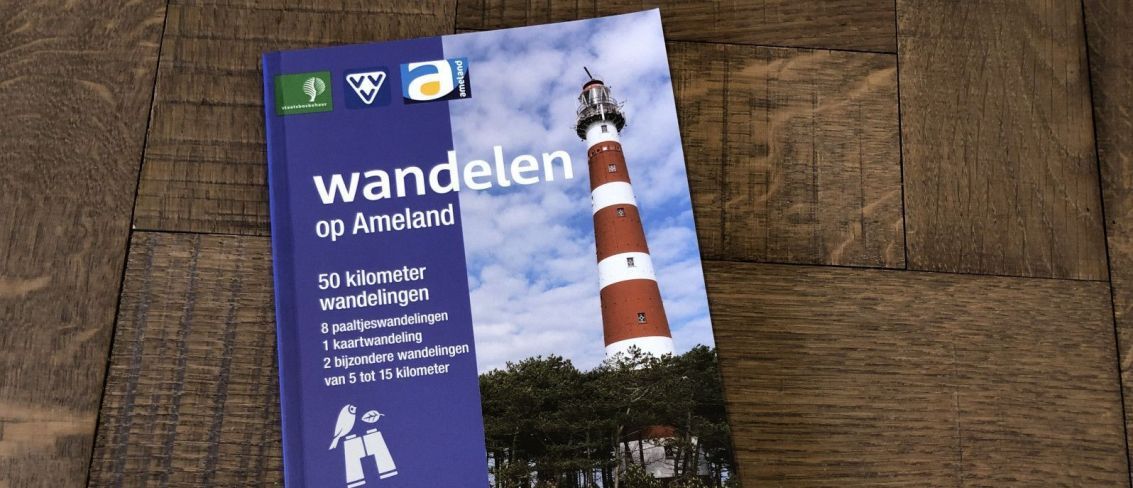 Wandelrouteboekje Wandelen op Ameland - webshop VVV Ameland