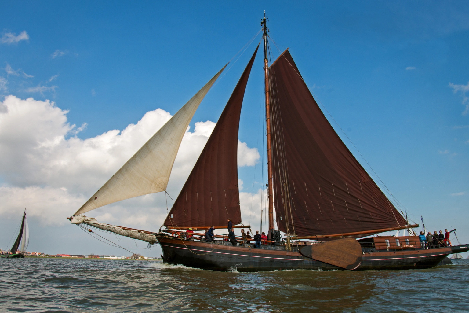 Droogvaltocht naar Terschelling met de Willem Jacob