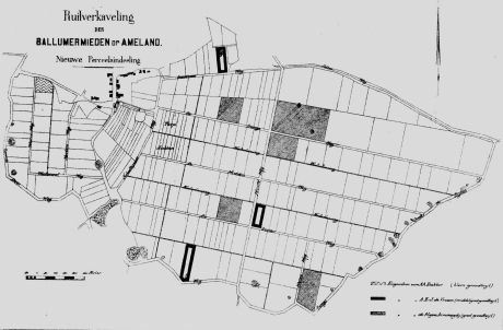 Ruilverkaveling nieuwe perceelsindeling - VVV Ameland