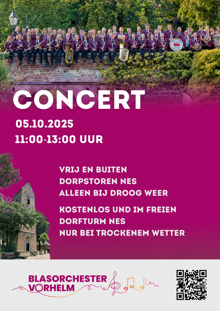 Concert Vorhelm Blaasorkest  - VVV Ameland
