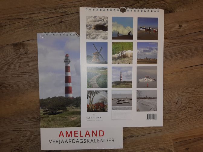 Verjaardagskalender Ameland  - Webshop VVV Ameland