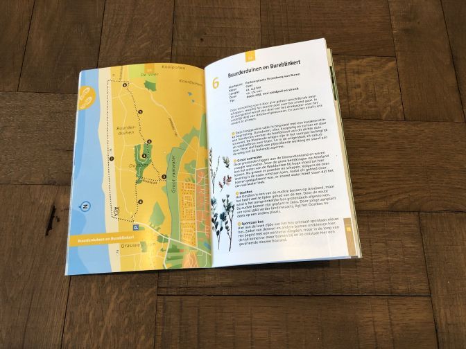 Wandelrouteboekje Wandelen op Ameland - webshop VVV Ameland