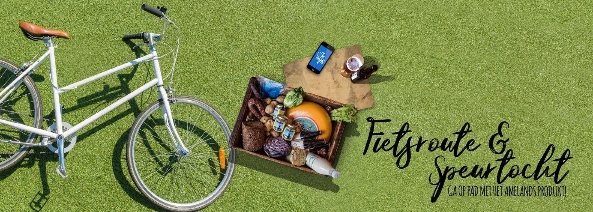 Interactieve wandelspeurtocht & fietsroute Amelands Produkt - VVV Ameland