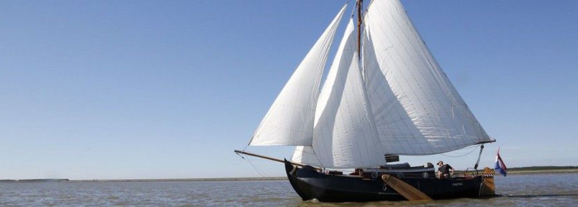Zeilen op de Waddenzee met platbodem Lutje Wad - VVV Ameland