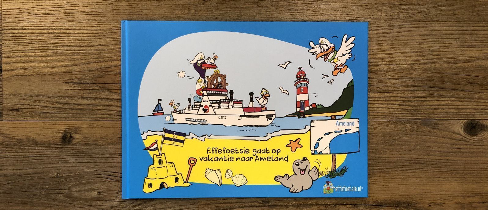 Effefoetsie gaat op vakantie naar Ameland - webshop VVV Ameland