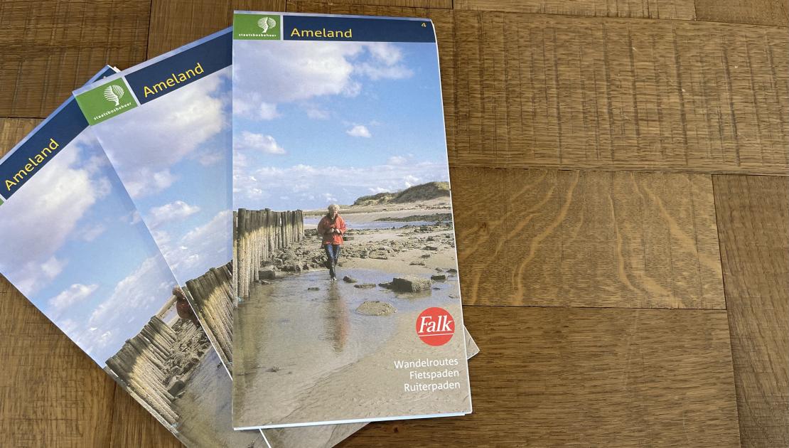 Kaart Staatsbosbeheer - webshop VVV Ameland