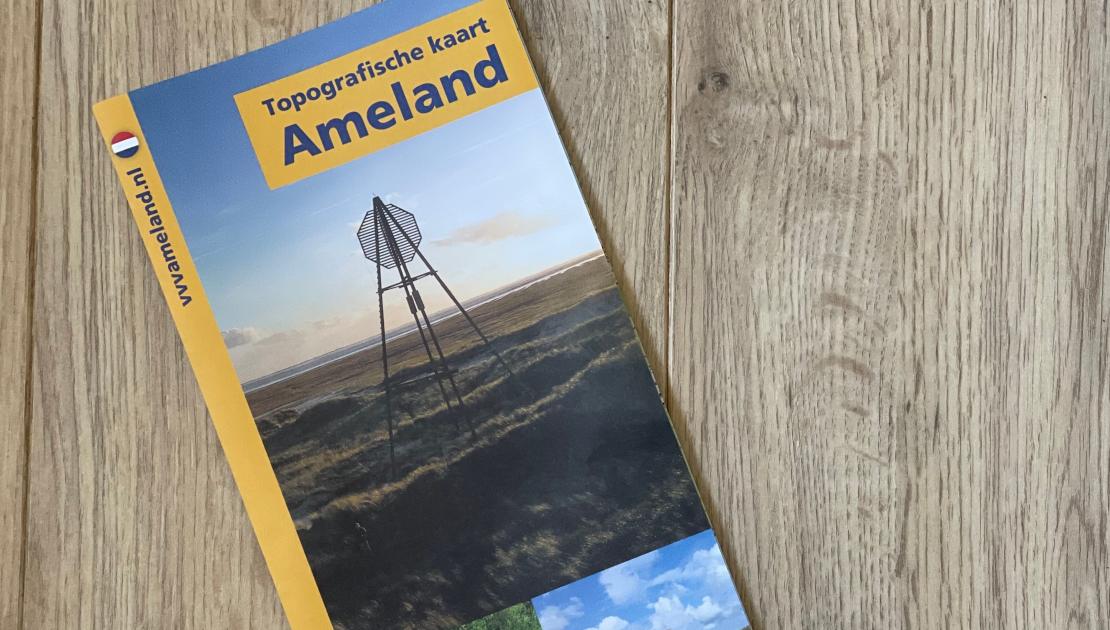 Topografische kaart - webshop VVV Ameland