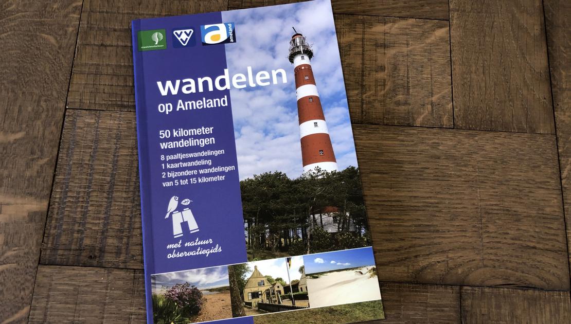 Wandelrouteboekje Wandelen op Ameland - webshop VVV Ameland
